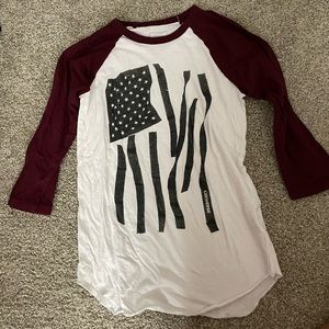 Converse baseball tee